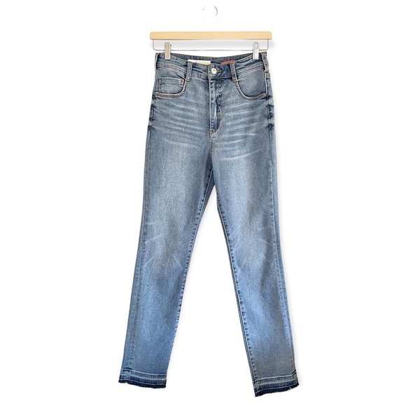 Anthropologie Pilcro High Rise Cigarette Slim Straight Released Hem Jean 26 - Picture 6 of 15